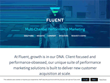 Tablet Screenshot of fluentco.com
